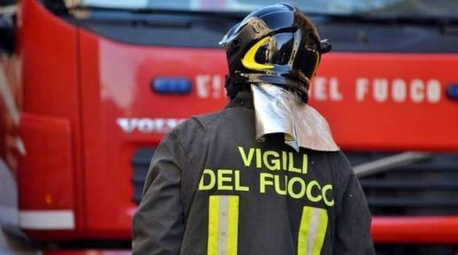 Ornavasso incendio in una baita: struttura in legno carbonizzata