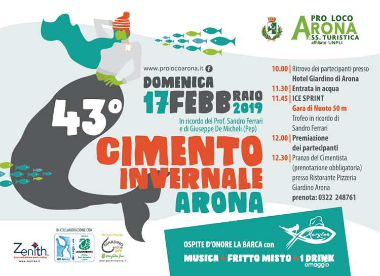 Tutto pronto per il 43° Cimento invernale: tuffo domenica ad Arona