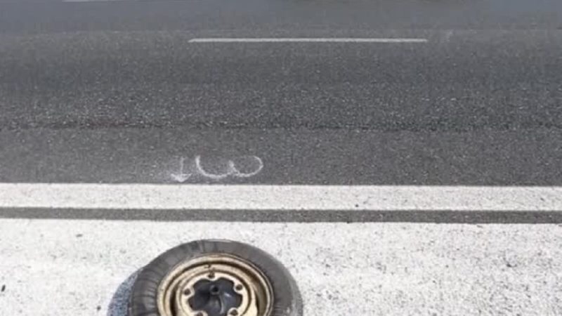 Meina perde ruota in autostrada: paura sulla A26