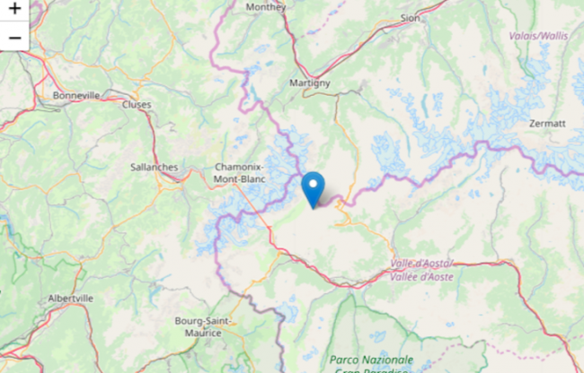 Scosse di terremoto in Valle d’Aosta
