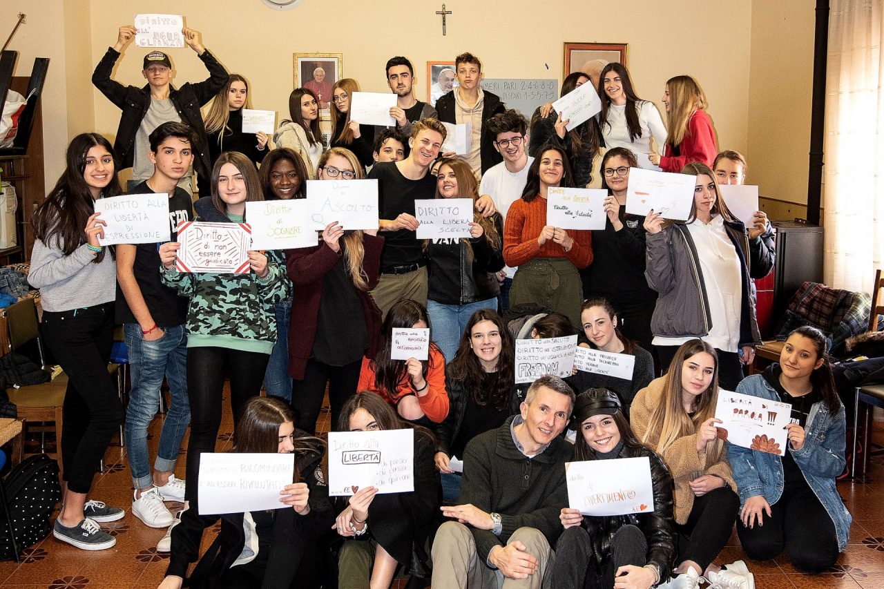 Borgomanero: studenti in ritiro con Mamre a Casa Turoldo