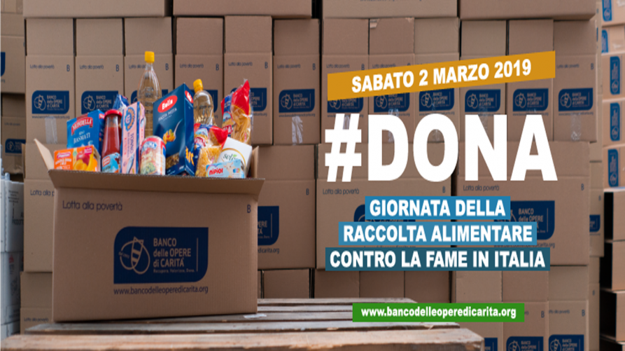 Il 2 marzo la Giornata della raccolta alimentare contro la fame in Italia