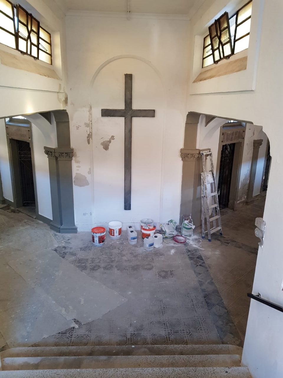 Cimitero di Trecate: proseguono i lavori di restauro