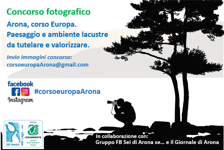 Corso Europa ad Arona: una gara di immagini promossa da Legambiente