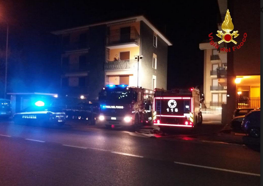 Incendio in corso Risorgimento