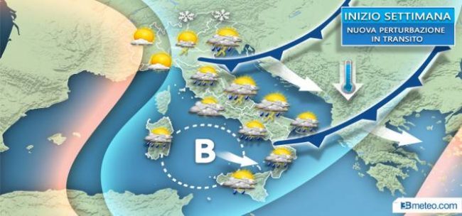 Da questa sera stop al caldo anomalo e arriva il vento