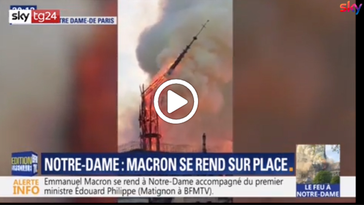 Incendio a Notre Dame, come alla Sacra di San Michele un anno fa