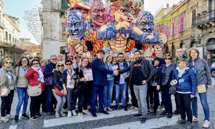 Re Biscottino ad Acireale al Carnevale dei fiori
