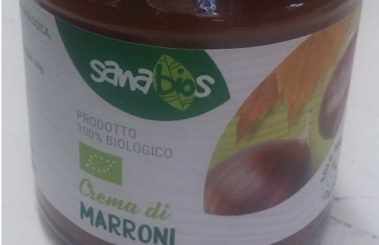 Ritirata crema di marroni: presenza di corpi estranei