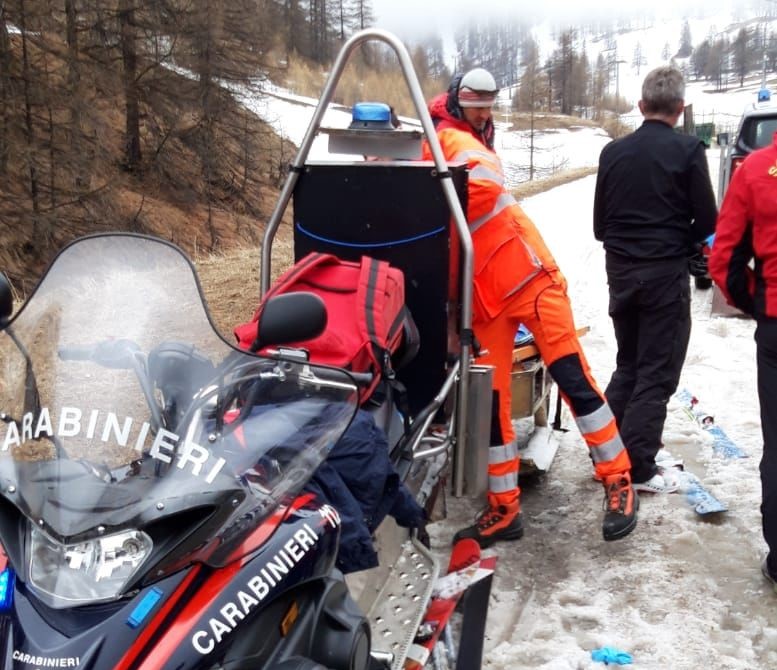 Infarto in montagna: ricoverato con l’elisoccorso