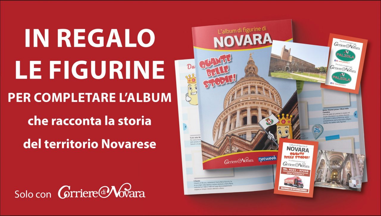 L’album di figurine storiche di Novara: è partita la raccolta