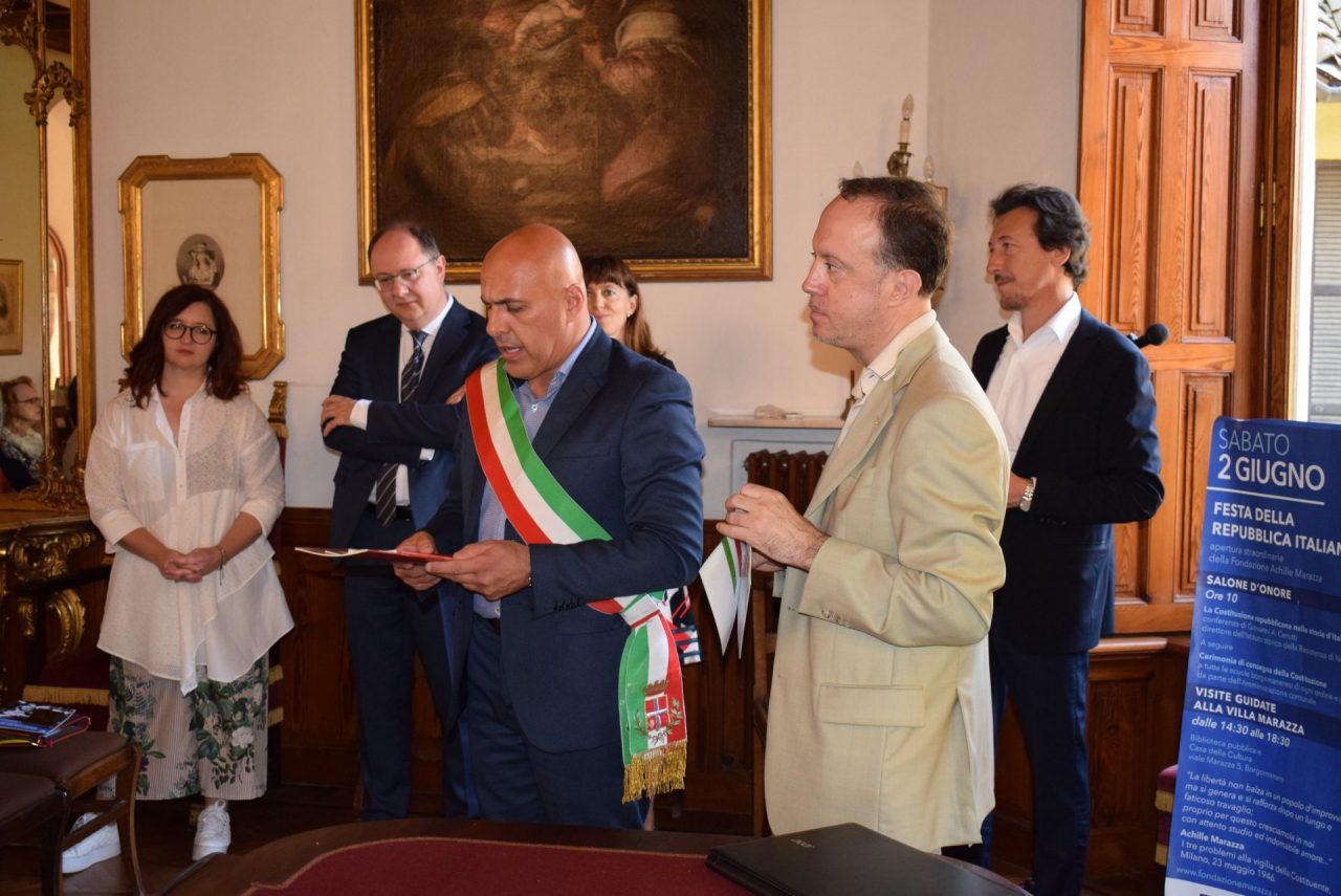 Borgomanero celebra a Villa Marazza la festa della Repubblica