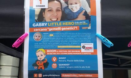Novara aiuta Gabry a trovare un donatore di midollo: dove e quando
