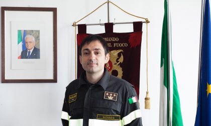 Ciro Bolognese è il nuovo comandante dei vigili del fuoco di Novara