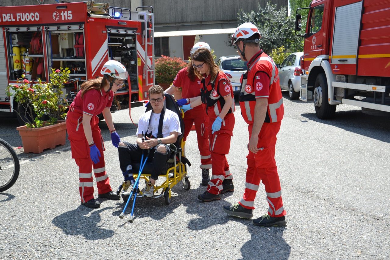 Esercitazione protezione civile a Borgomanero: anche oggi gli interventi