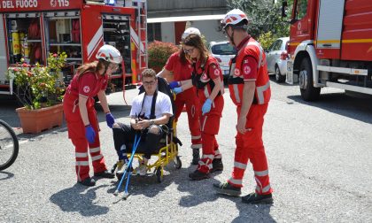 Esercitazione protezione civile a Borgomanero: anche oggi gli interventi