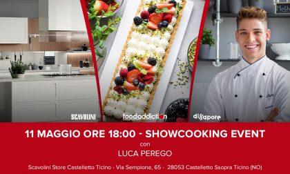 Pasticceria creativa alla Scavolini di Castelletto con Luca Perego