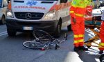 Ciclista caduto a Gozzano: portato in codice giallo all'ospedale