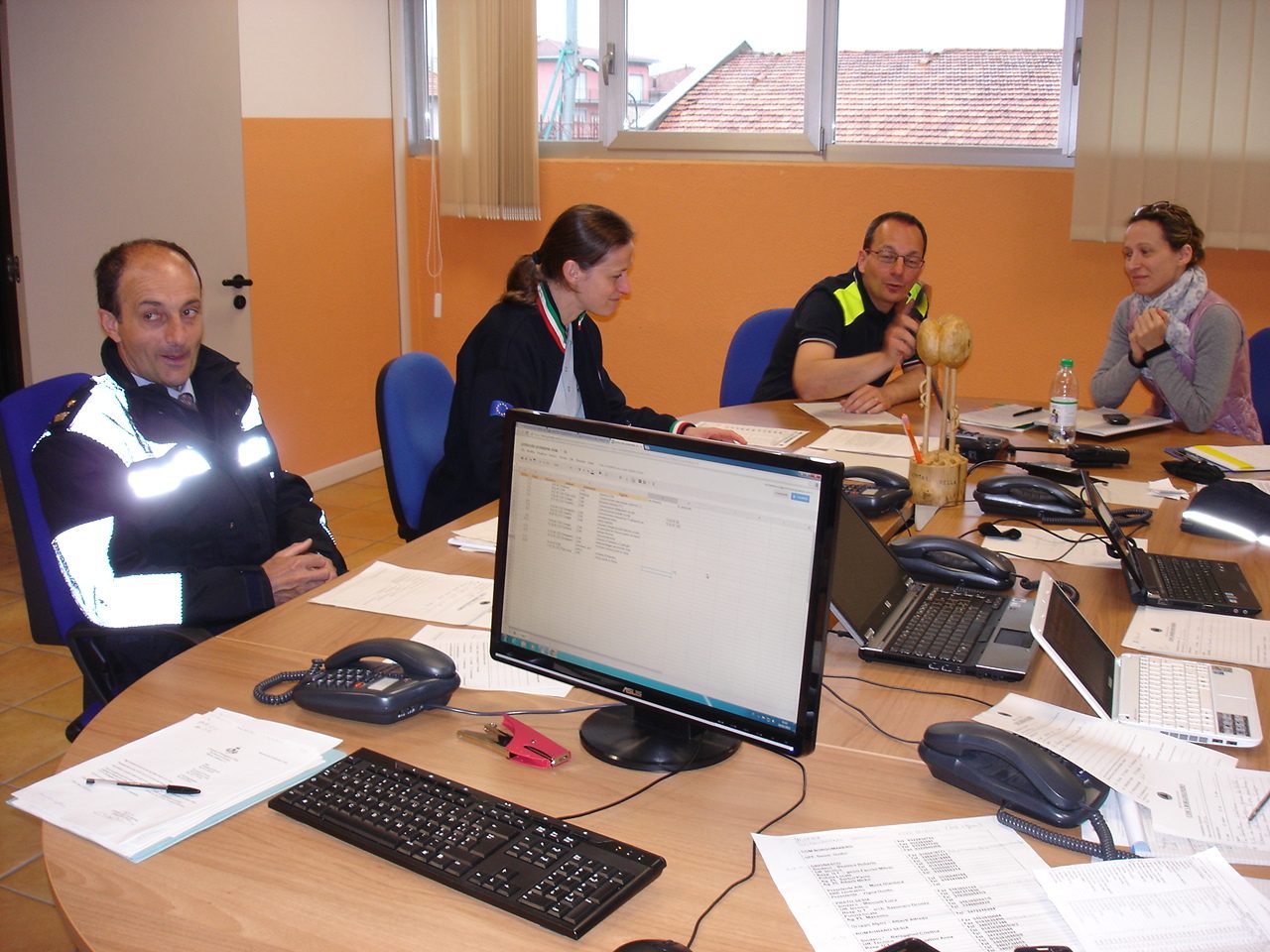 Esercitazione di protezione civile a Borgomanero