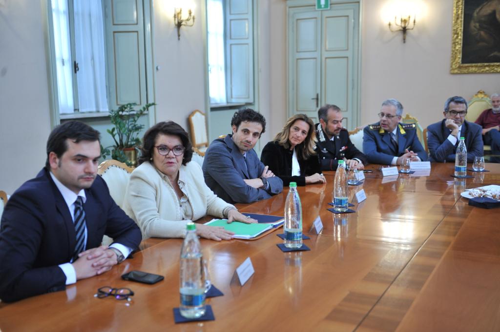 Il sottosegretario all’Interno Sibilia a Novara