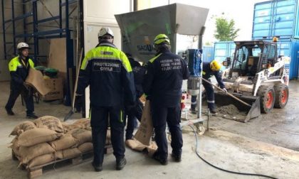 La Protezione civile piemontese in soccorso al Modenese FOTO