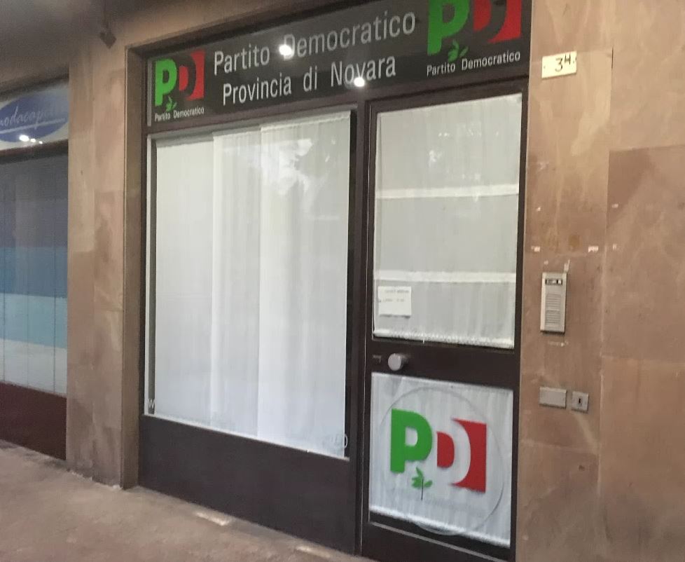 Pd novarese senza segretario e senza sede