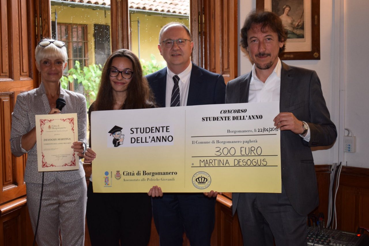 Studente dell’anno 2019 a Borgomanero: la premiazione in Marazza