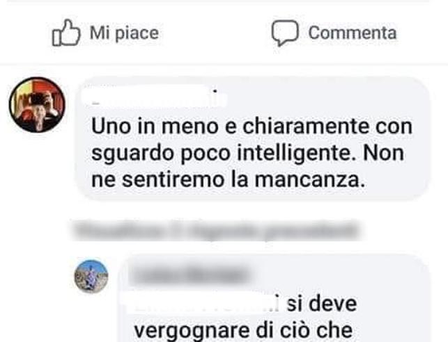 Post offensivo sul carabiniere, parla la prof