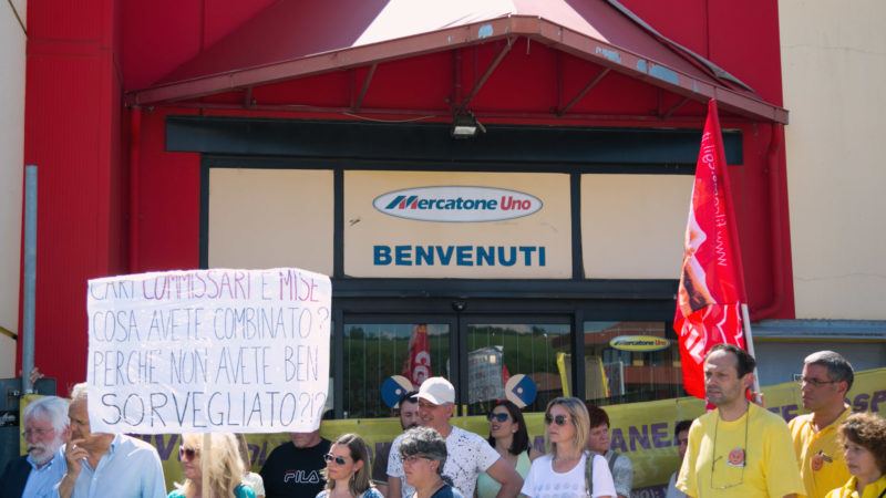 Mercatone Uno sbloccata la cassa: boccata d’ossigeno per i dipendenti