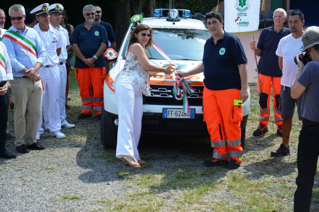 Ambulanza del Vergante in festa a Nebbiuno