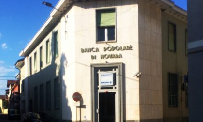 Suno, rapina alla banca