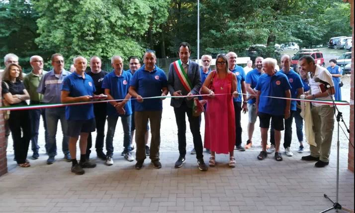 Pescatori paruzzaresi inaugurano la nuova ala del Laghetto dal Picchio