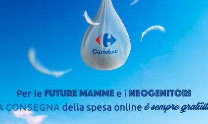 Carrefour consegna gratuitamente la spesa alle donne in gravidanza