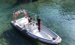 Stresa, pattuglia in acqua dei carabinieri