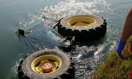 Trattore nel canale: il morto è di Garbagna