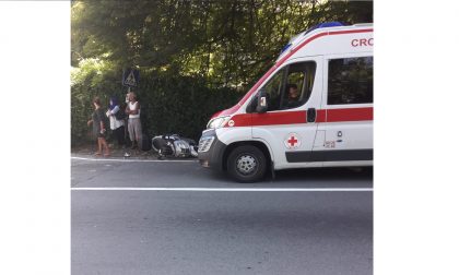 Castelletto auto centra moto in via Primo Maggio