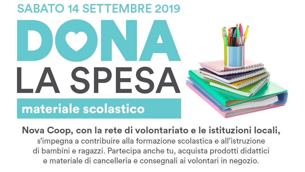 Dona la spesa: con Novacoop un aiuto alle famiglie in difficoltà