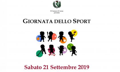Giornata dello Sport ad Arona: il programma di sabato 21