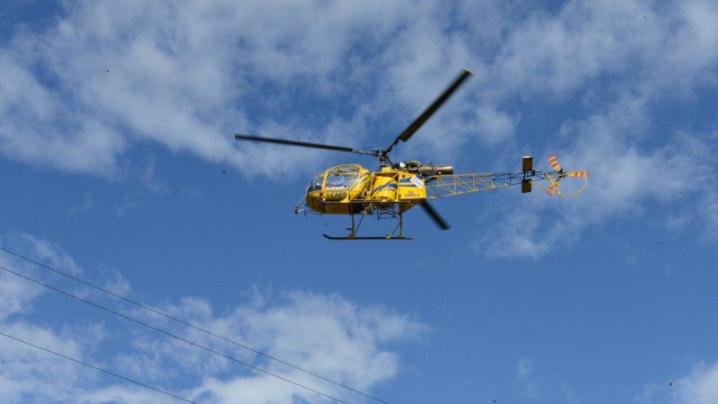 Ispezioni aeree dell’Enel su Novarese