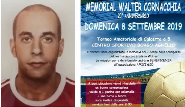 Memorial Walter Cornacchia, 20ª edizione
