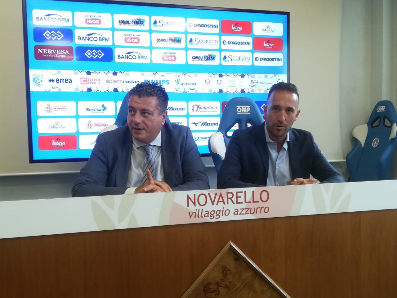 Nespoli e Zebi: «Il Novara Calcio che volevamo»