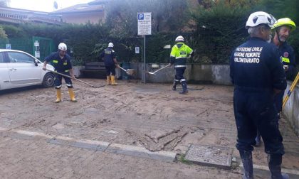 Volontari della protezione civile novarese al lavoro nell'alessandrino FOTO