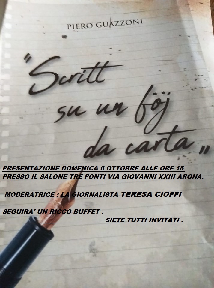 Piero Guazzoni presenta il suo libro
