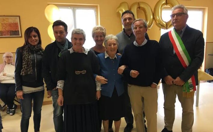 Compleanno record in casa di riposo a Nebbiuno