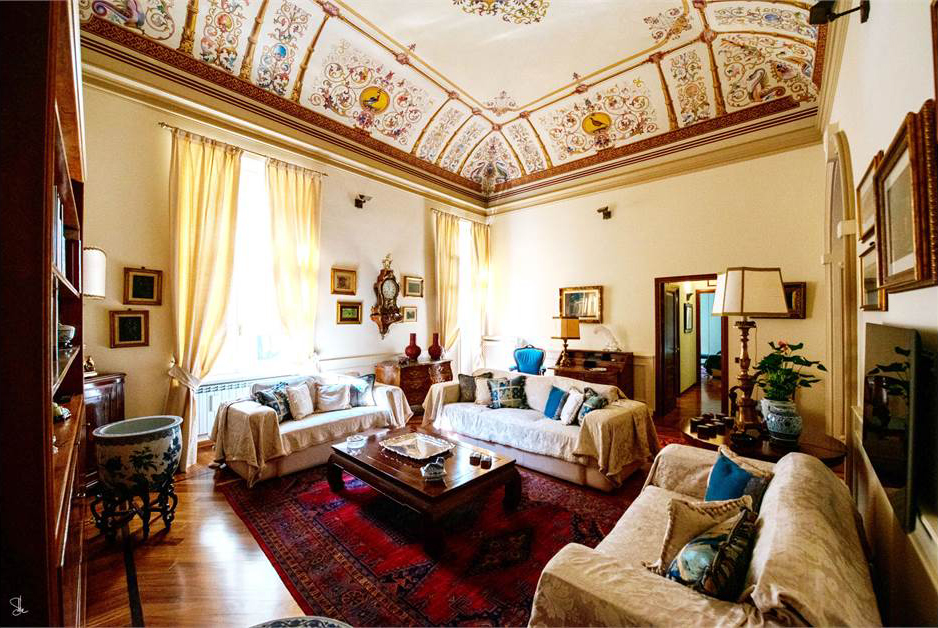 Svelato un affresco del Settecento a Palazzo Gautieri