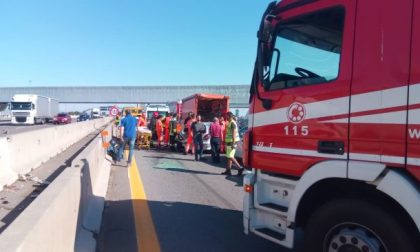 Traffico bloccato sulla Milano-Torino per un’incidente