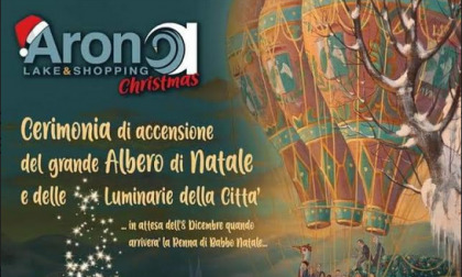 Accensione dell'albero oggi pomeriggio ad Arona