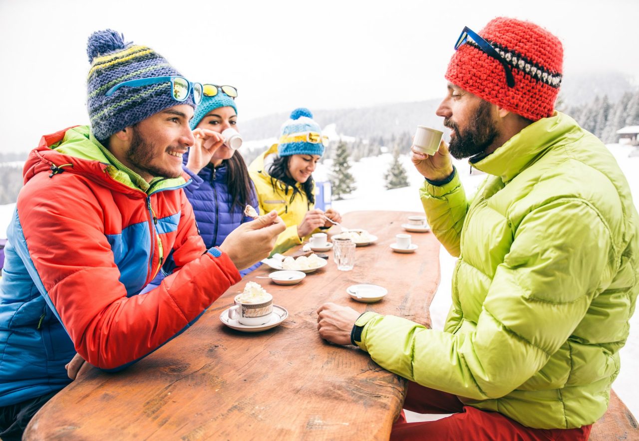 Weekend sulla neve, cosa da amici