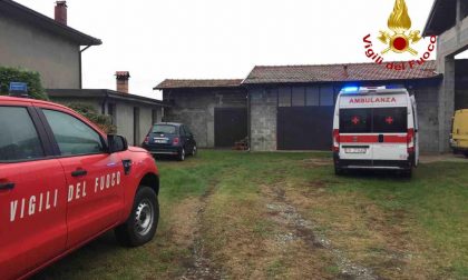 A Varallo Pombia intervento dei vigili del fuoco per un soccorso persona