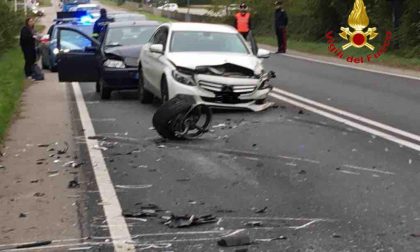 Paruzzaro incidente sulla Statale: 3 auto coinvolte, 2 feriti estratti dalle lamiere